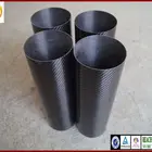 Custom shape carbon fiber exhaust pipe, carbon fiber product type carbon fiber