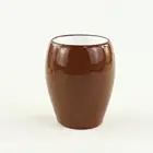 Brown Terracotta ceramic egg-holder cup for tablewares