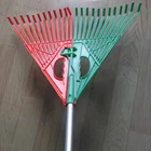 Color box 2-in-1 telescopic Poly rake and leaf scoops 24SH