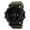 Skmei Watch 1384 Fashion PU Band Sport Men Watch Skmei Digital Watches Countdown 50m Waterproof Mens Wristwatches