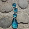 Glass Crystal Teardrop Chandelier Prisms Parts Hanging Glass Crystal Pendants