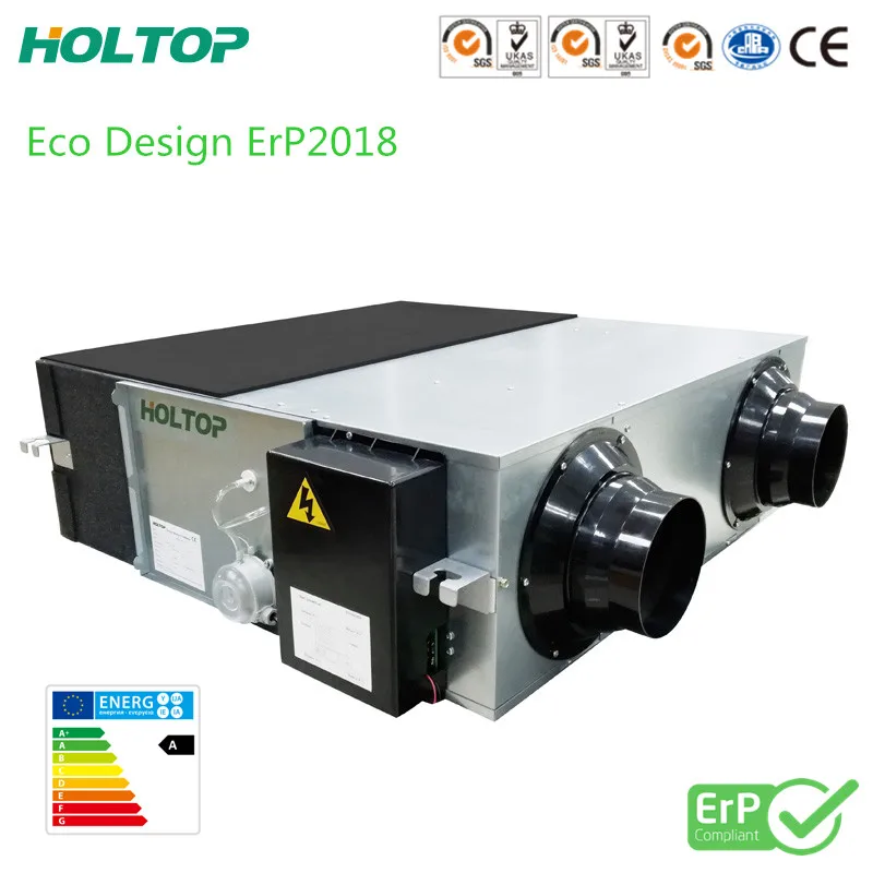 Basement energy saving energy recovery fresh air ventilation system