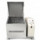 Rotary basket type metal parts washer cleaning machine