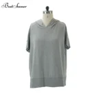 Tech Fleece Athletic Short Sleeve Custom Oversized Womens Gym Hoodie
