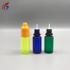 10ml Mini Wholesale Multi Color Pet E Liquid Eye Refillable Dropper Plastic Vial Cosmetic Perfume Essential OIL Bottle