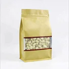 Stand Up Pouch Aluminum Foil Bopp Poly Plastic Flower Popcorn Seed Packing Packet Resealable Kraft Paper Bag With Zipper