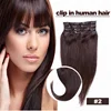 Wholesale 7pcs/set Brazilian Remy Blonde Seamless Human Clip in Hair Extensions for Full Head