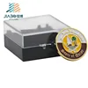 customized made Qatar logos soft enamel magnet lapel pins badges with plastic box