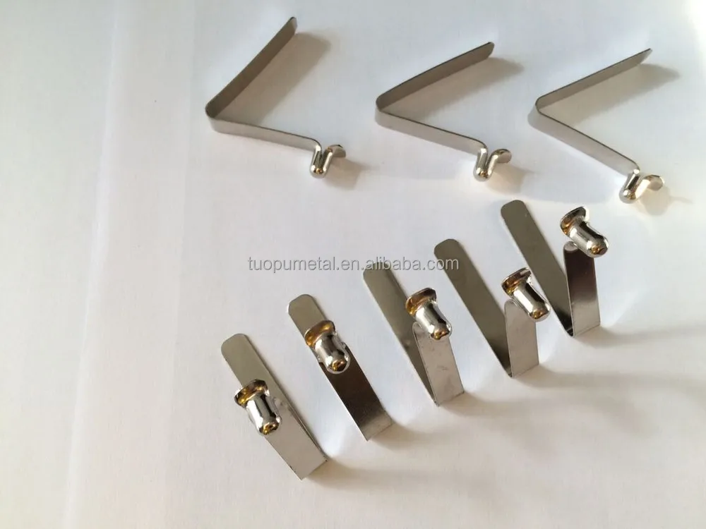 China Supplies Metal Stamping Flat Spring Steel Clips Clamps Buy