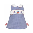 wholesale smocked children's clothes toddler clothing girls boutique dress children dresses