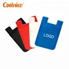 adhesive stickers mobile phone silicone case wallet,silicone rubber mobile phone card holder
