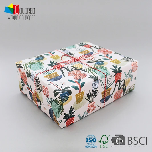 pots paper wrapper pop design gift wrapping paper gift packaging