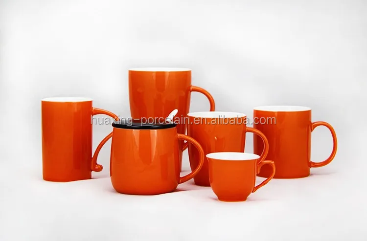 light blue glaze or customized color wholesale kids ceramic mugs