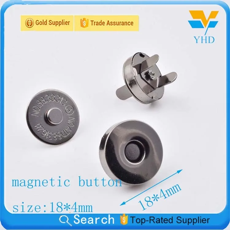 14mm metal magnet snap rivet buttons for jeans