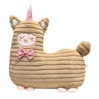 God animal grass mud horse plush toy cute alpaca doll pillow can be customized