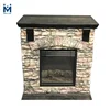Home Used Classic Fiber Cement Electric Fireplace Mantel