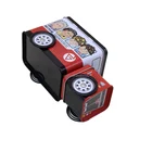 Empty Truck Shaped Gift Metal Coin Bank tin Box with Wheels