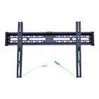 Hotel heavy duty fixed 42" -65" flat lcd screen wall bracket slim tv mount with spring lock
