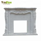 Indoor Decorative Marble Surround Fireplace
