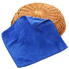 Factory directly supply cheaper price microfiber car cleaning cloth with wash label