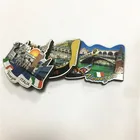 Logo Customization Photo Wooden Magnets Custom Craft Fridge Italy Blank Photo Laser Cut Wood Engrave Magnet