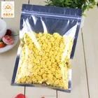 aluminum foil zipper plastic bags/ Window stand up zip pouch