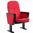 Red theater church folding cinema seat auditorium chair