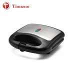 S207S Ningbo Tianzuo Two Slice OEM Portable Electric Logo Sandwich Maker CB certificate