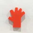 Hand Shape Custom Soft PVC Lapel Pin and Badge With Custom Design