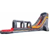 Promotion price long Inflatable water slide n slip for pool