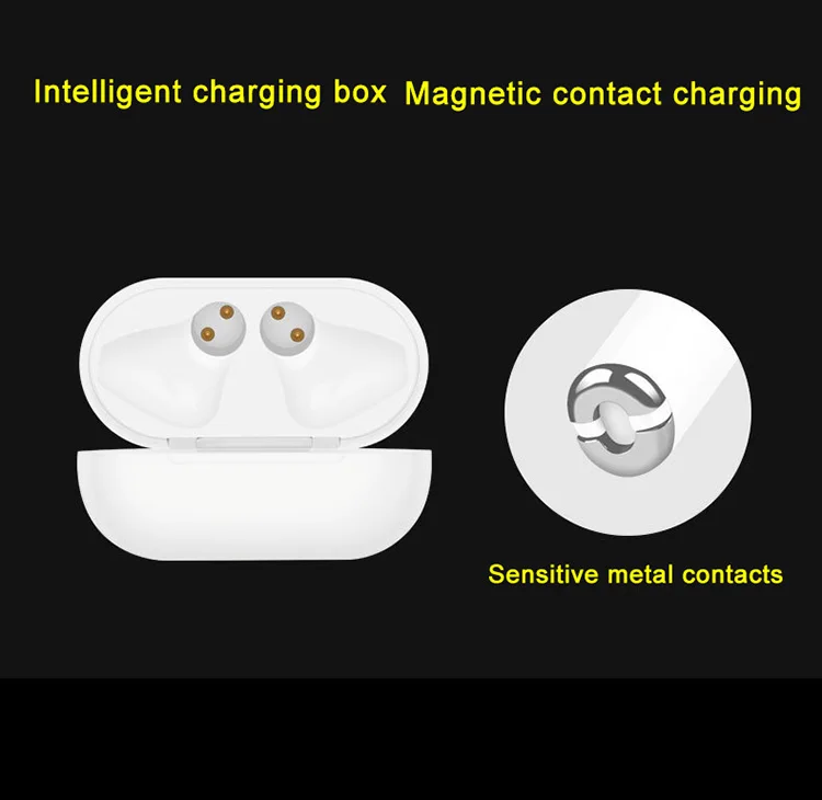 i9S Tws Mini Wireless Bluetooth Headset Smart Charging Magnetic Earbuds 5.0 Stereo Sports Portable Earphone - ANKUX.COM