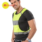 OEM Service outdoor reflective fluorescent vest for running or cycling
