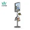 LSF04 Advertising Display Tablet pc Kiosk for iPad Enclosure Floor Stand with Poster Sign Frame Brochure Holder Modular System
