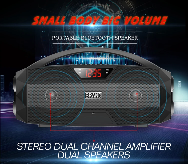 2019 hot High quality portable bluetooth wireless player speaker model:SX-A3 - ANKUX.COM