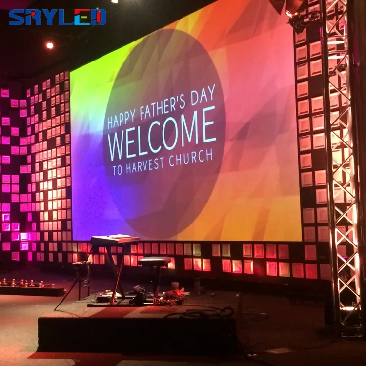 Church Public Backdrops Led Video Wall 