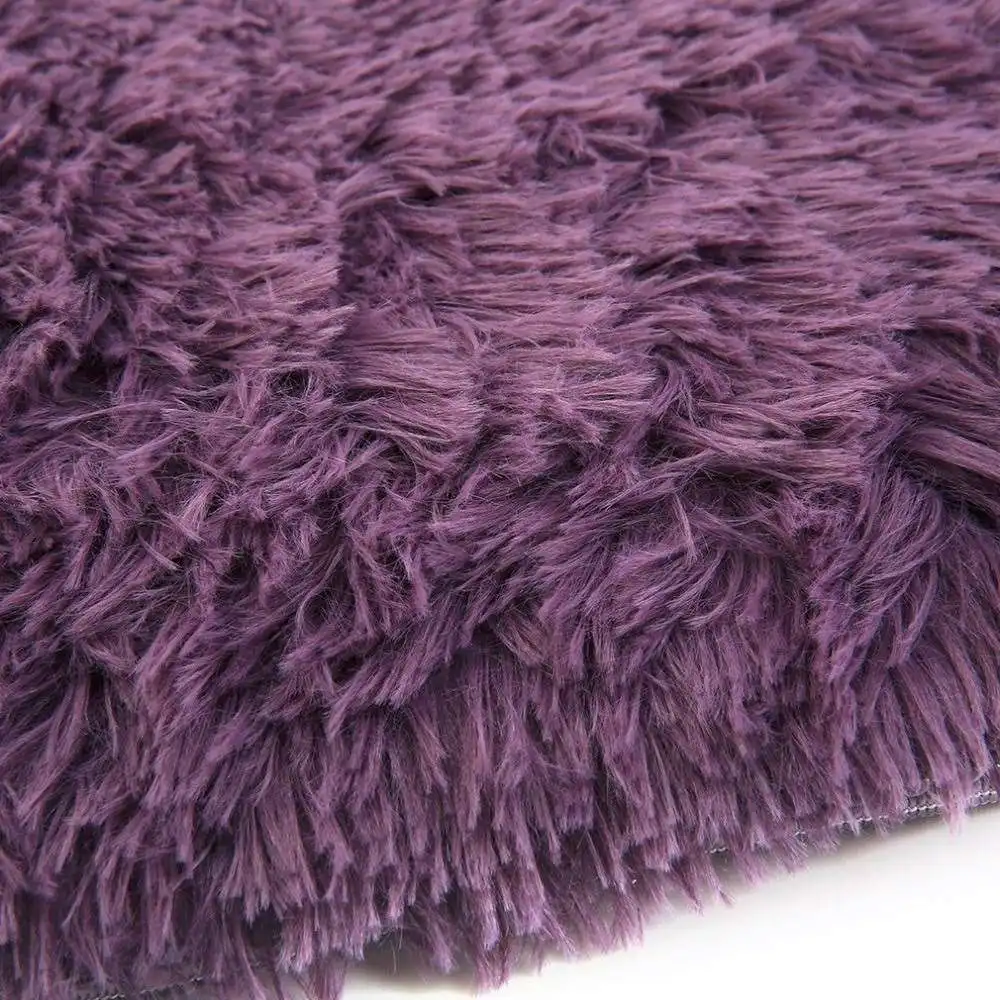 2016 Hot Comfortable Large Size Fluffy Rugs Anti-Skid Shaggy Area Rug Dining Room Carpet Floor Mat Home Bedroom Home Supplies