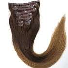 HARMONY Silky Straight two tone color easy clips hair extensions