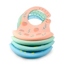 Best selling FDA approved customised waterproof silicone baby bib for children