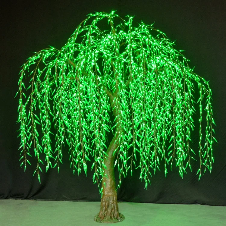 3m Outdoor Illumination White Artificial Weeping Willow Tree Buy Led Weeping Willow Tree
