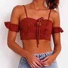 New Design Summer Fashion Women Sexy girls dance Crop Tops