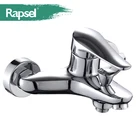 Chinese supplier single lever wall mount bath faucet brass chrome shower mixer