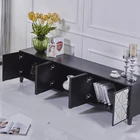 Tv Modern Designs Wholesale Price Wooden Living Room Tv Stand Furniture Cabinet