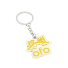 custom zinc alloy creative sports signs 3D laser pointer metal keychain