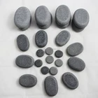 amazon hot selling basalt polished wholesale hand made Massage Stone/hot stone heater/hot stone massage set