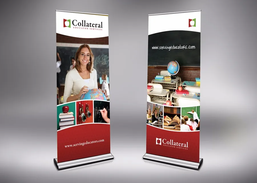 High Quality Custom Indoor And Outdoor PVC Vinyl Printed Pull Up Standing Banner,Advertising Display Banner Pinting