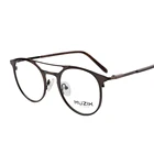 ML0283 new trend double bridge metal frame stainless steel glasses