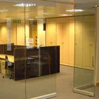 Soundproof office partition glass movable glass partition folding door glazed partition