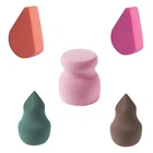 OEM beauty unique Shape makeup powder puff sponge drop shape non-latex blending blender irregular cosmetic egg