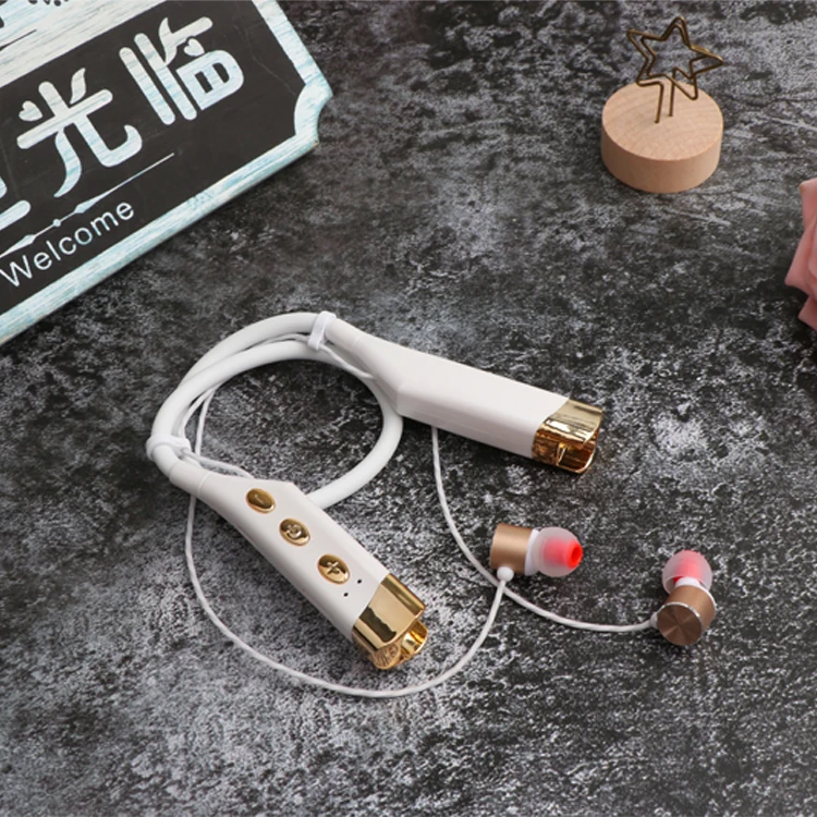 Blue tooth Headphone Neckband In-Ear Earphones VJ096 Wireless Sports Magnetic Earbuds With Mic - ANKUX.COM