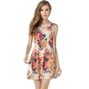 SHEIN 201138 Ready-made Lady Floral Prints Dress Modern Large Inventory Lady Dresses On Sell